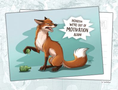 Postcard Out of Motivation