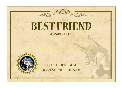best friend certificate templates award ribbon best friend best friend certificate templates award ribbon best friend