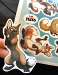 Sticker sheet FOXES