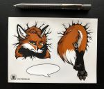 Sticker sheet STUCK Fox