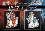 Pin Set - Shoulder Angels